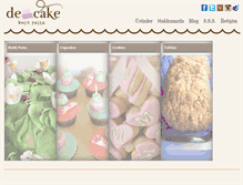 Tablet Screenshot of de-cake.com